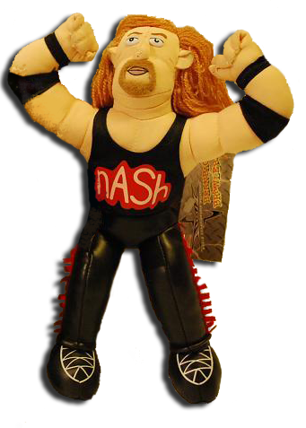 Wcw Kevin Nash Plush Doll - World Championship Wrestling (341x477), Png Download