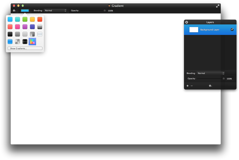 Click The Gradient Well And Choose The Preset From - Css3 (800x537), Png Download