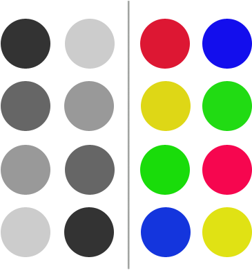"if People Are Given A Series Of Gray Paint Chips And - Color Ordering (440x396), Png Download