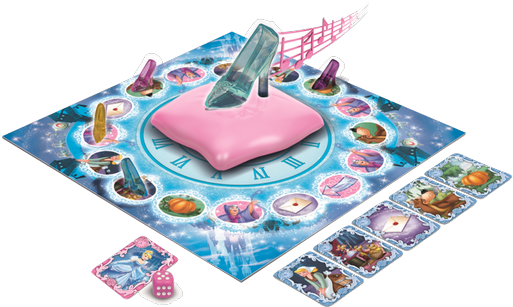 Disney Princess - Jumbo Cinderella Glass Slipper Game (630x335), Png Download