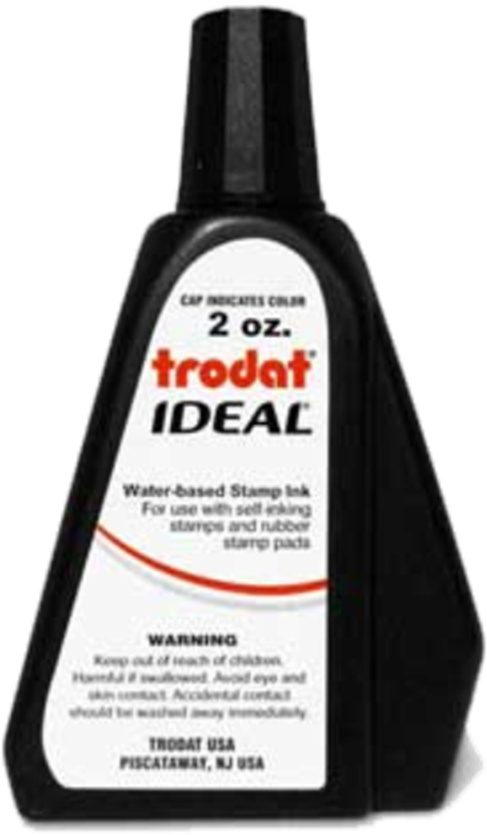 Ideal Stamp Ink - Trodat Ideal Stamp Ink (489x800), Png Download