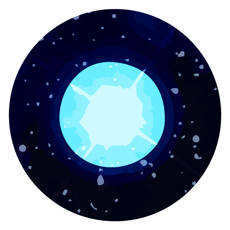 Blue Moon Vector-01 - Portable Network Graphics (839x818), Png Download