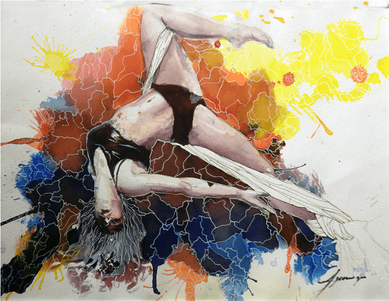 38x28cm - Watercolor Painting (800x800), Png Download
