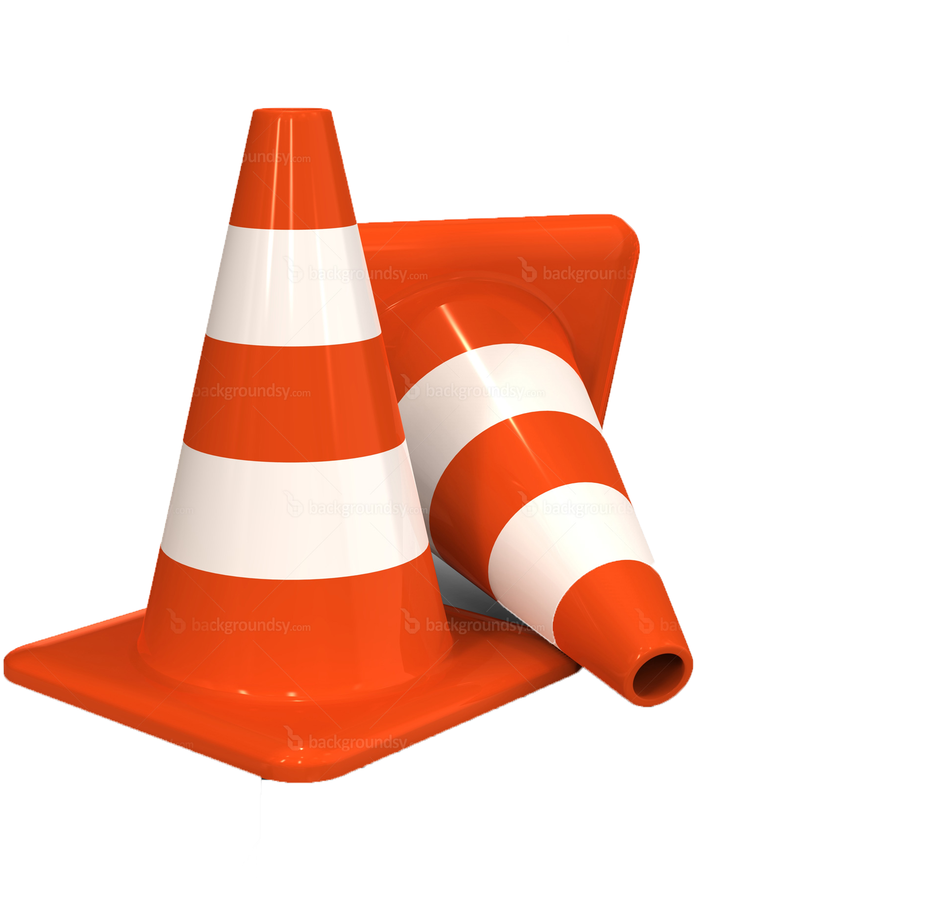 Traffic Cone No Background (2400x1821), Png Download