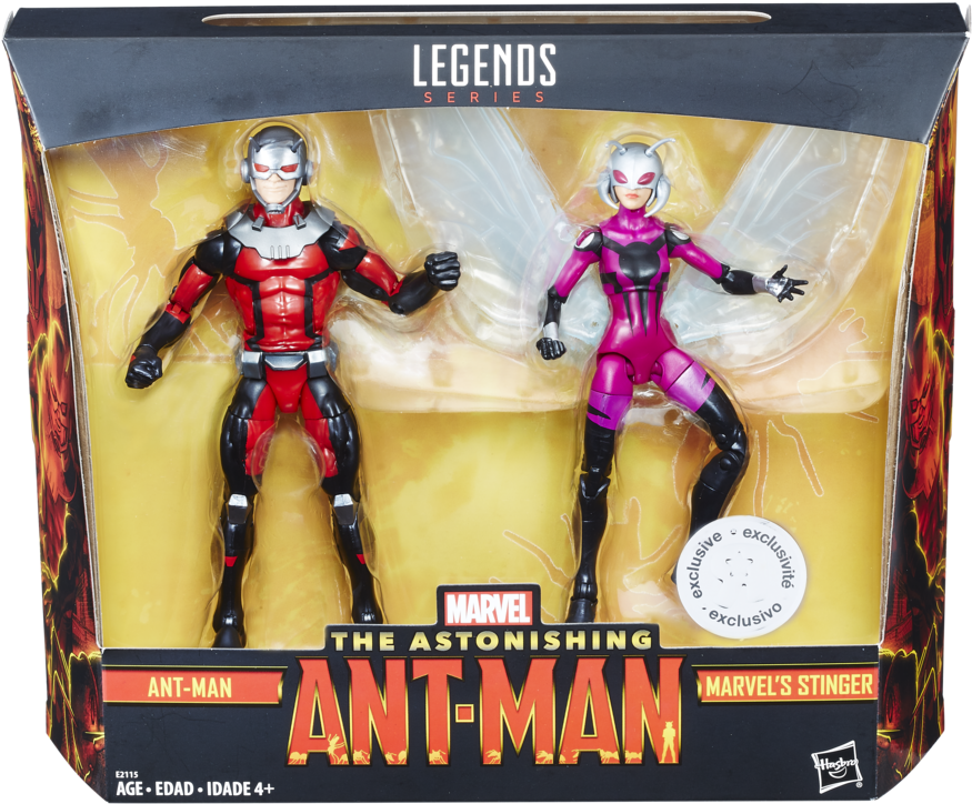 Ant-man And Stinger In Pkg - Antman And Wasp Marvel Legends (900x900), Png Download