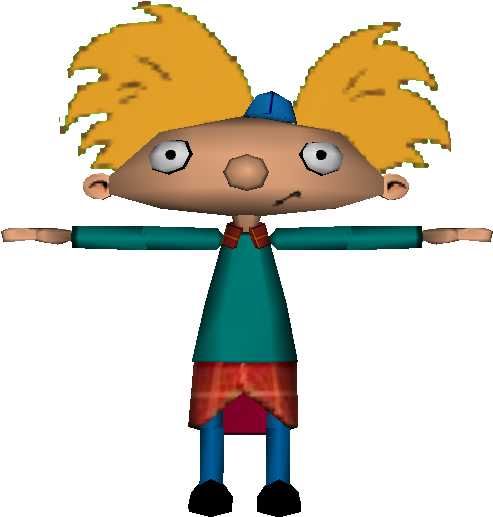 Download Zip Archive - Hey Arnold Model Sheet (750x650), Png Download
