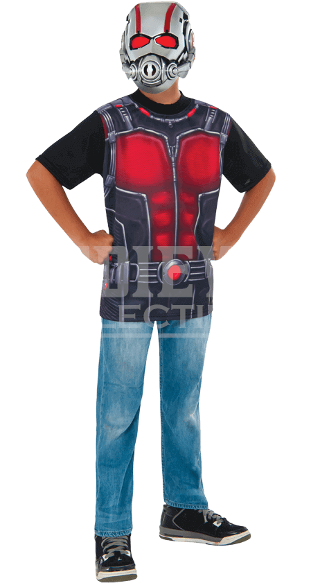 Kids Ant-man Costume Top And Mask - Ant Man Shirt (850x850), Png Download