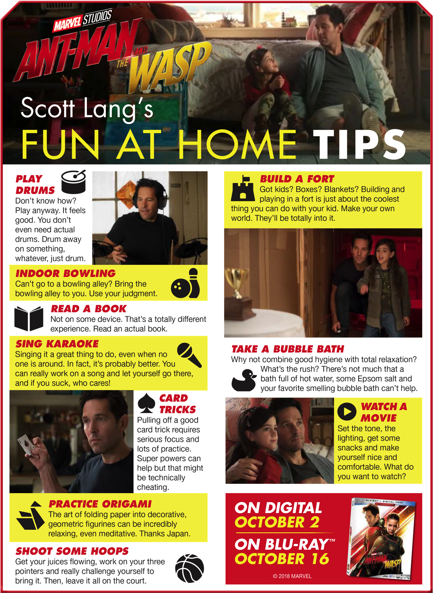Ant Man And The Wasp Things To Do At Home - Ant-man And The Wasp (1498x2038), Png Download
