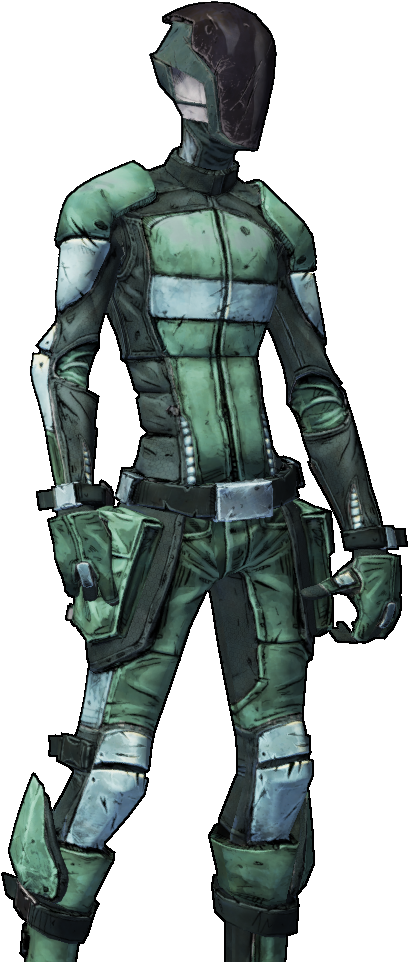 Latest - Borderlands 2 Zero Skin Fanart (449x977), Png Download