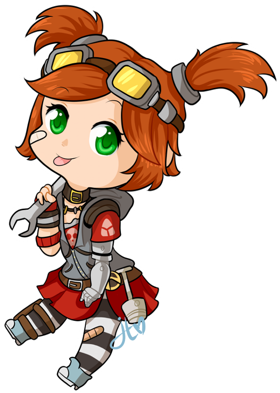 Borderlands 2 Gaige Chibi (720x840), Png Download