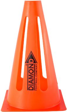 Safety Traffic Cone - Diamond Football Company 10 Bottle Set Team - Yellow/black (333x459), Png Download