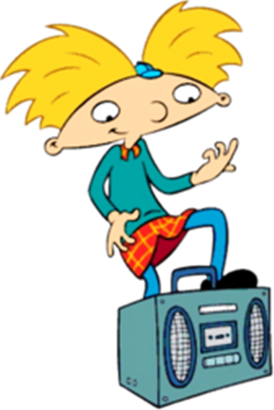 Arnold Playing Radio - Arnold Hey Arnold (535x800), Png Download