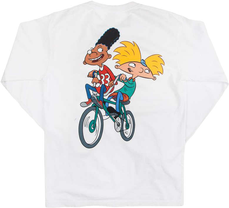 Ls Hey Arnold Bike Tee - Bicycle (1000x1000), Png Download