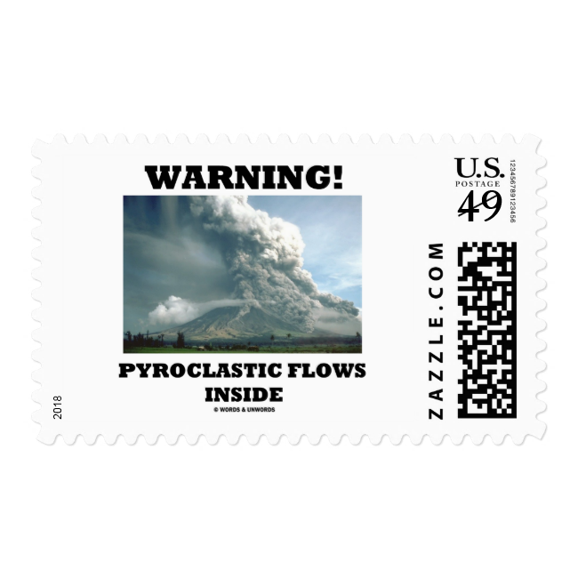 Warning Pyroclastic Flows Inside Stamps - Volcano God Greeting Cards (650x650), Png Download