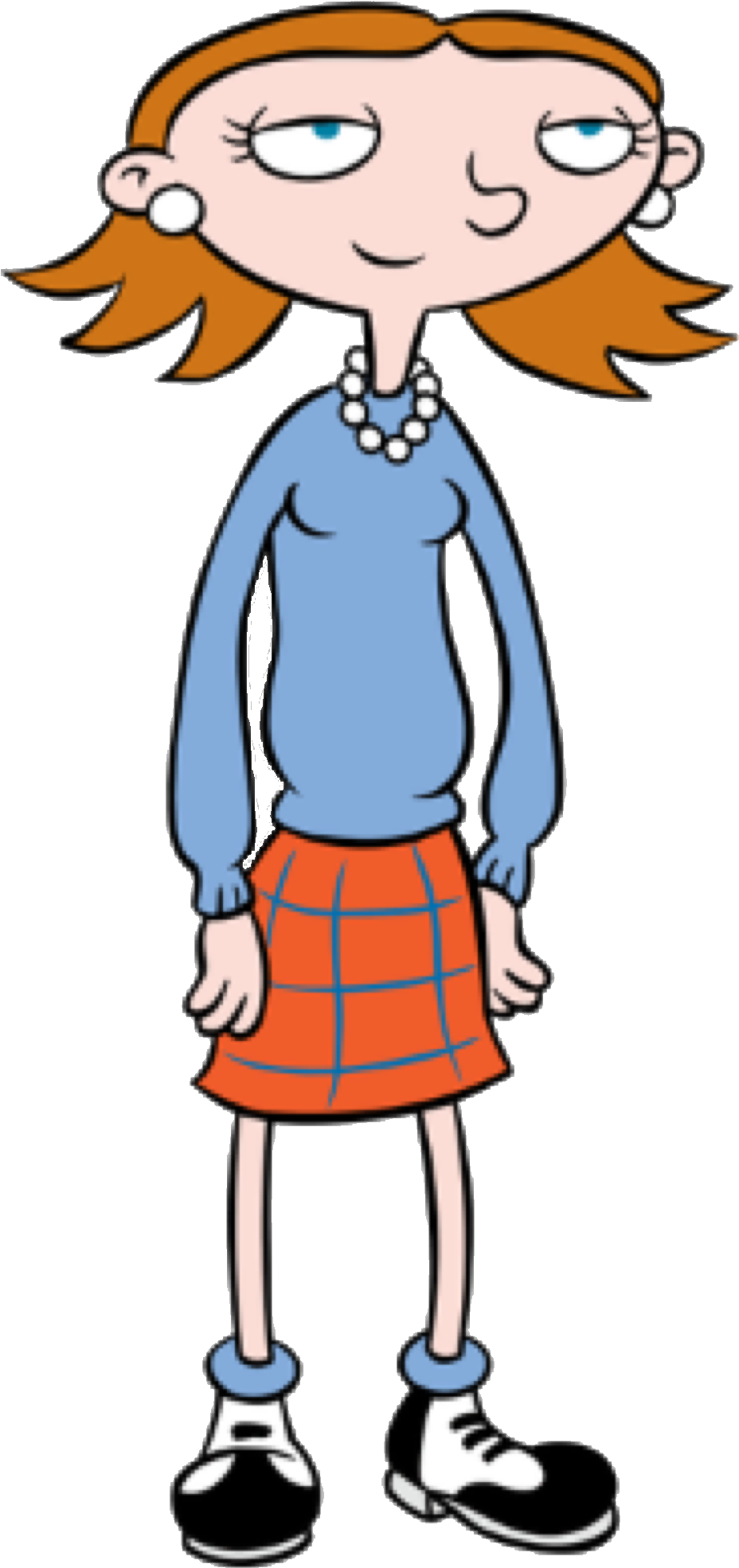 Original Series - Hey Arnold Ruth (981x2048), Png Download