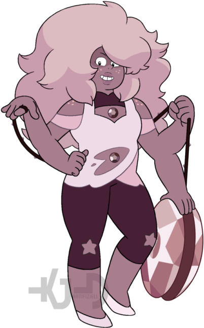 Rose Version This Was Pretty Fun To Play Around With~ - Steven Universe Smoky Quartz Rose Quartz (422x750), Png Download