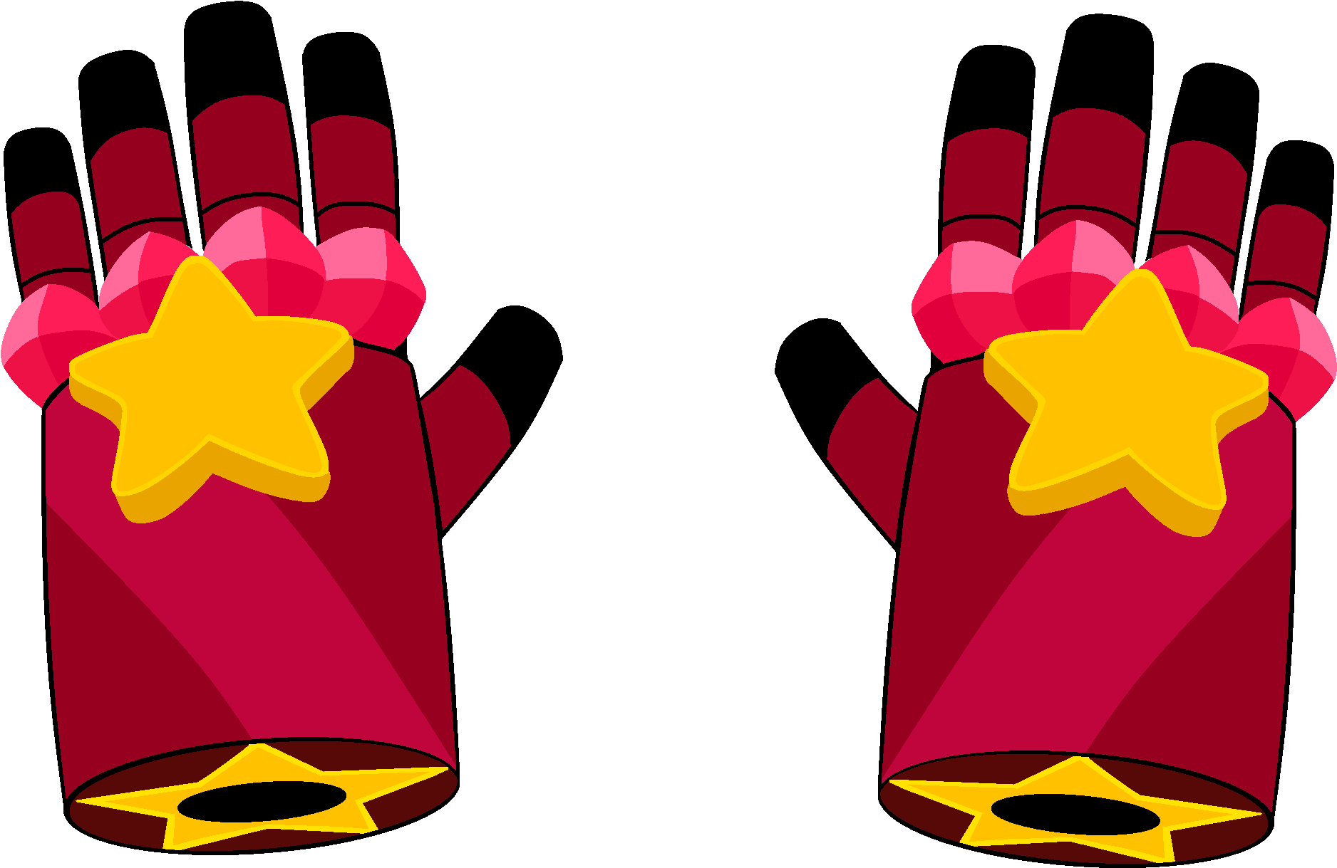 Steven Universe Garnet Gauntlets (2085x1505), Png Download