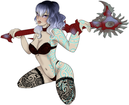I Will Finish Her Later Lol Omw My Hand Hurts - Cartoon (500x500), Png Download