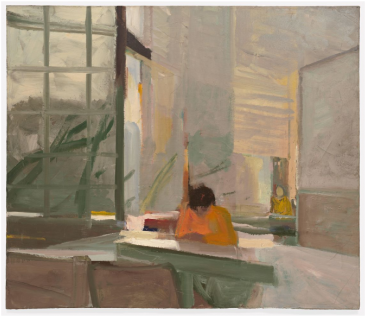 Elmer Bischoff And Joan Brown Included In 'wayne Thiebaud - Elmer Bischoff Orange Sweater (600x349), Png Download