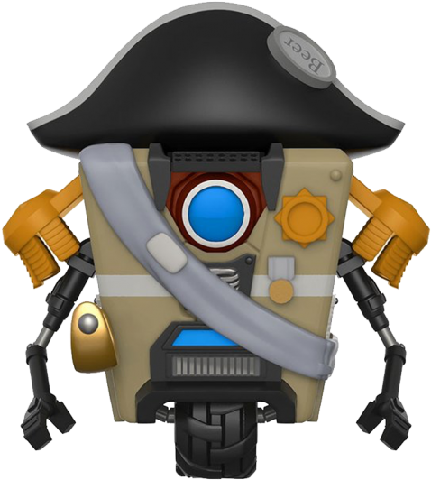 Vinyl Borderlands - Emperor Claptrap - Borderlands Claptrap Funko Pop (541x541), Png Download