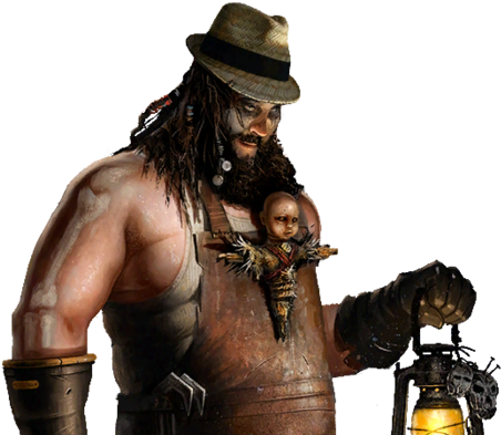 Bray Wyatt - Bray Wyatt Character Bio (458x404), Png Download