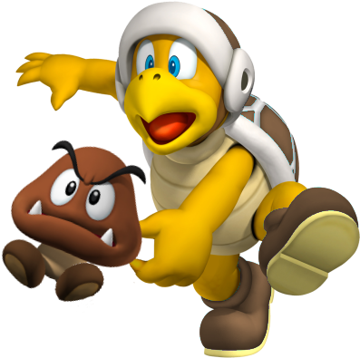 That's A Mix Of Hammer Bro And Goomba - Super Mario Hammer Bros (422x418), Png Download