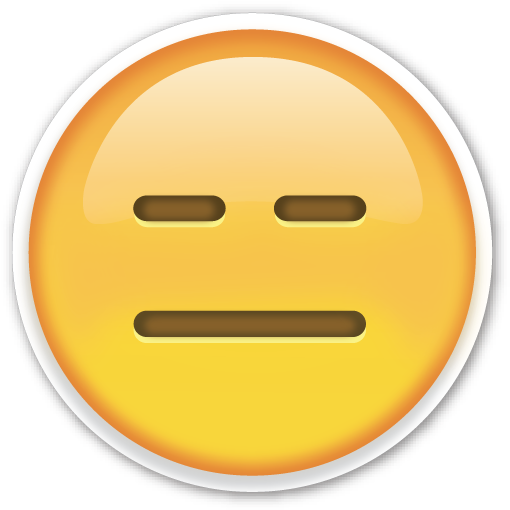 Expressionless Face Every Emoji, Emojis, Emoji Dictionary, - Expressionless Face Emoji Png (524x526), Png Download