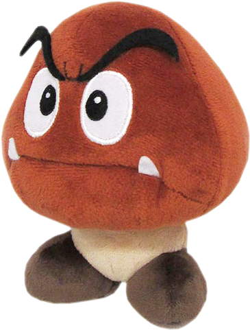 Little Buddy - Mario - Plush - Goomba - 6 Inch - Goomba Mario Peluche (640x480), Png Download