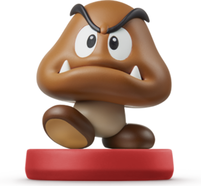Goomba Amiibo Figure - Goomba Amiibo (400x370), Png Download