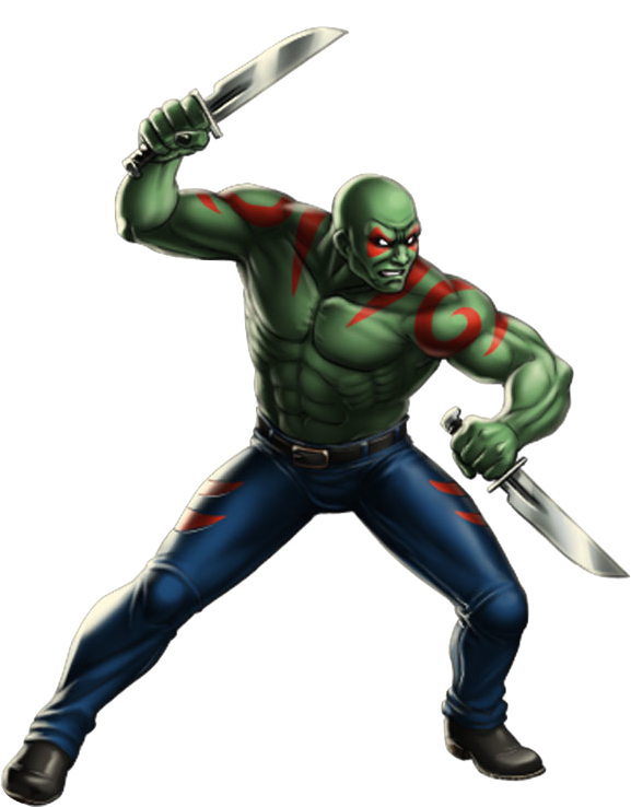 Drax The Destroyer - Rocket Marvel Avengers Alliance (600x737), Png Download
