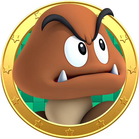 Goomba - Monty Mole Mario Party (500x500), Png Download