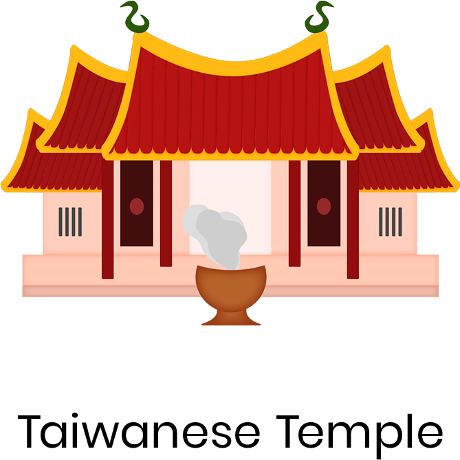 Taiwan Emoji Project Taiwanese Diverse Folk Religions - Illustration (1000x1000), Png Download
