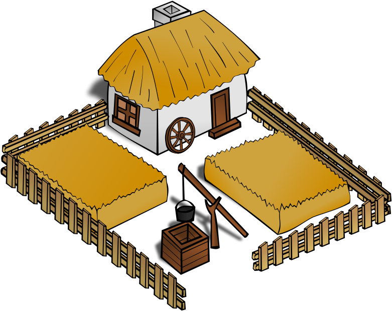 Clipart Pencil And In Jpg Royalty Free Download - Medieval Farm Clipart (800x800), Png Download