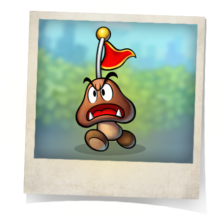 Captain Goomba (451x449), Png Download
