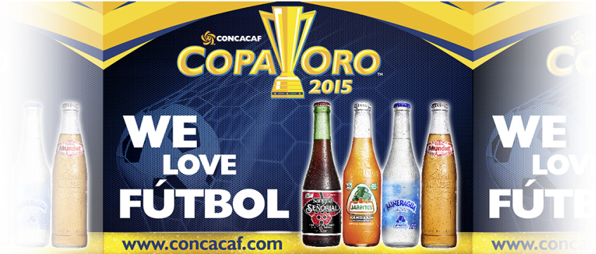 Jarritos Copa Oro Sweepstakes - 2015 Concacaf Gold Cup (1000x360), Png Download