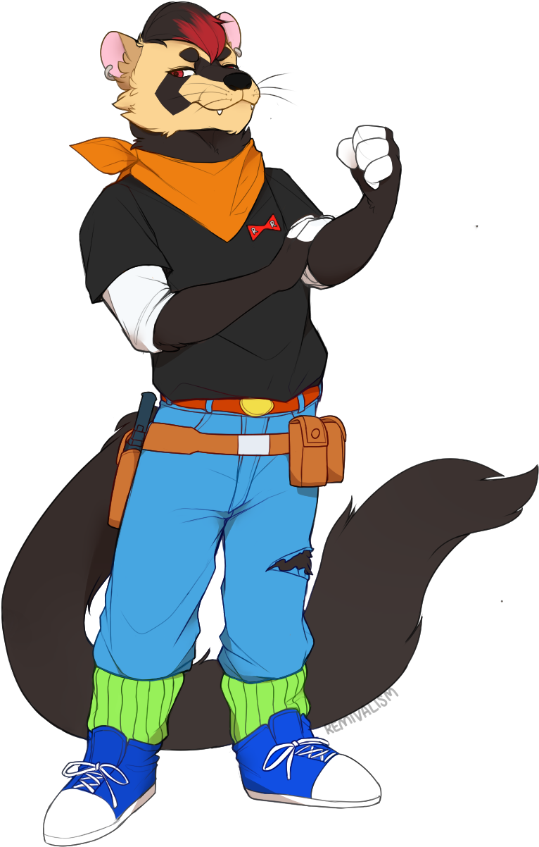 [c] Android 17 Bandit By Remivalism - Cartoon (976x1366), Png Download
