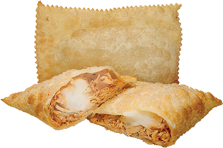 Pastel De Frango Png - Pastel De Frango Com Requeijão (500x350), Png Download