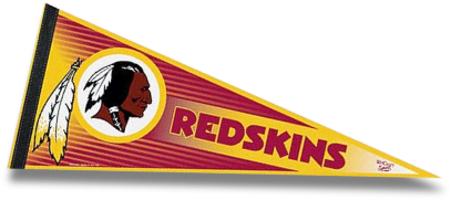 Washington Redskins Pennant Nfl Football Full Size (1180x340), Png Download