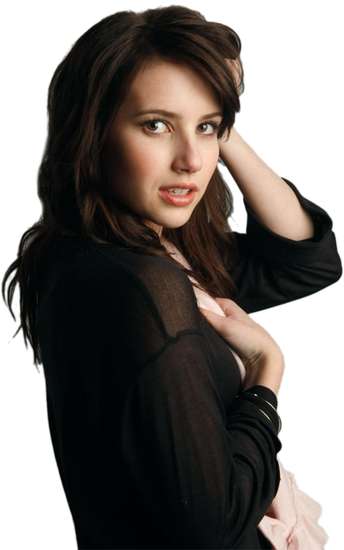 Love This Hair Color - Emma Roberts And Stacey Farber (500x800), Png Download