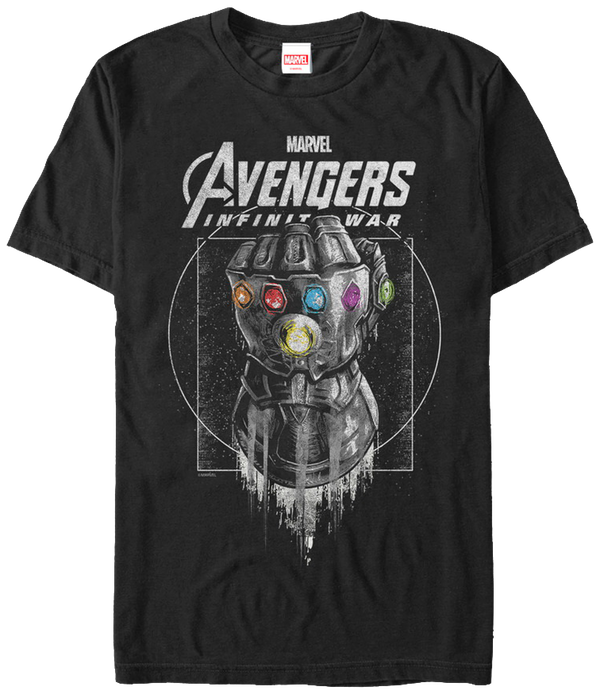 Free Download Avengers Infinity War T Shirt Clipart - Infinity Thanos Logo (600x694), Png Download