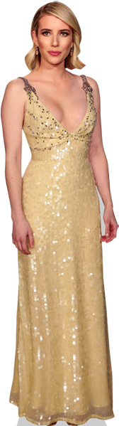 Emma Roberts - Gold (1200x600), Png Download