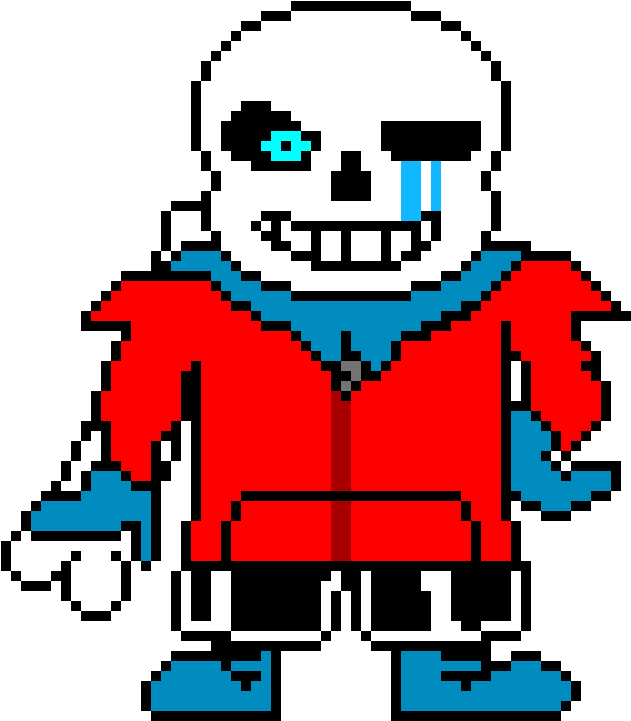 Underswap Disbelief Sans Sprite - Disbelief Sans Underswap Sprite (690x740), Png Download