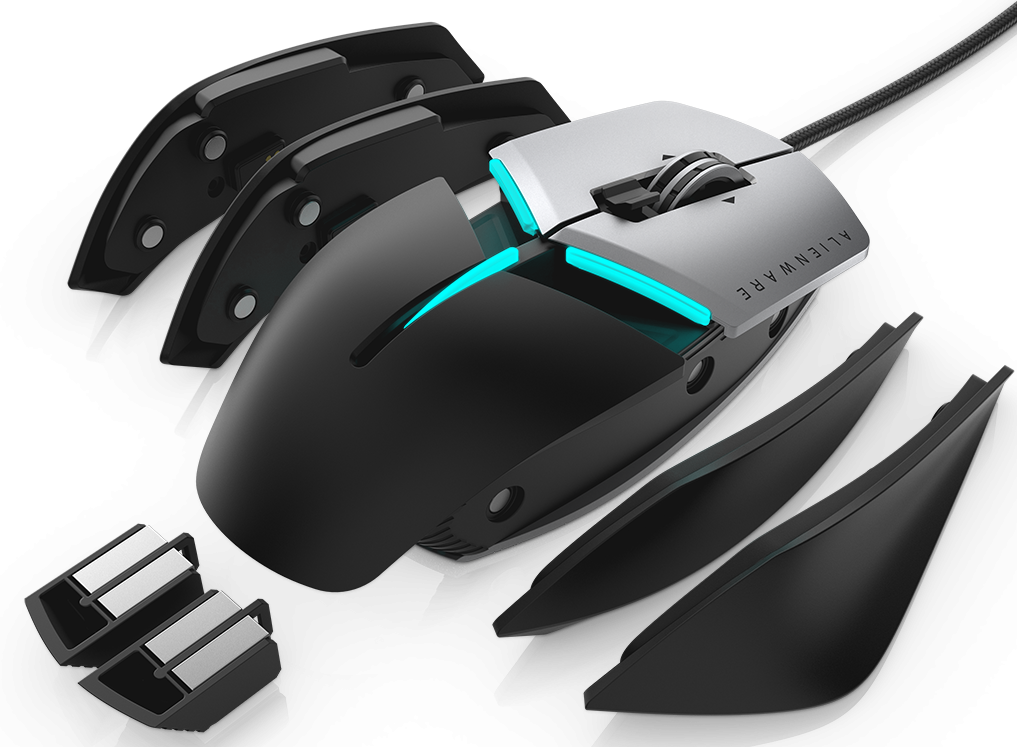 Alienware Elite Gaming Mouse - Alienware Mouse (1017x747), Png Download