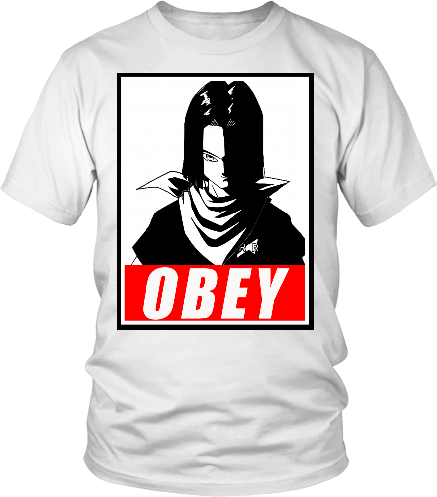 Android 17 Obey Dbz Anime Parody Clothes Workout Evil - Cute Girl Born In September (1000x1000), Png Download