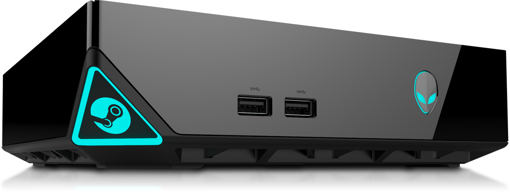 Alienware Showed Off Their Steam Pc Running Steam Os - Steam Machine (1023x386), Png Download