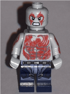 Lego Super Heroes Minifigure - Lego Marvel 76081 - Guardians Of The Galaxy - Milano (400x400), Png Download