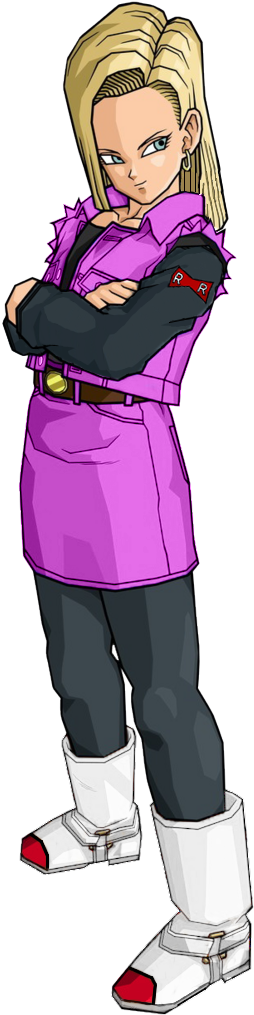 Android 18 Dragon Ball Super Png (260x1023), Png Download