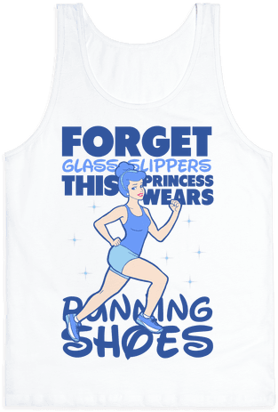 Forget Glass Slippers This Princess Wears Running Shoes (484x484), Png Download