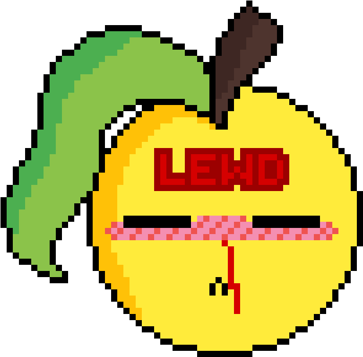 Lewd - Cute Pixel Animation (1200x1200), Png Download