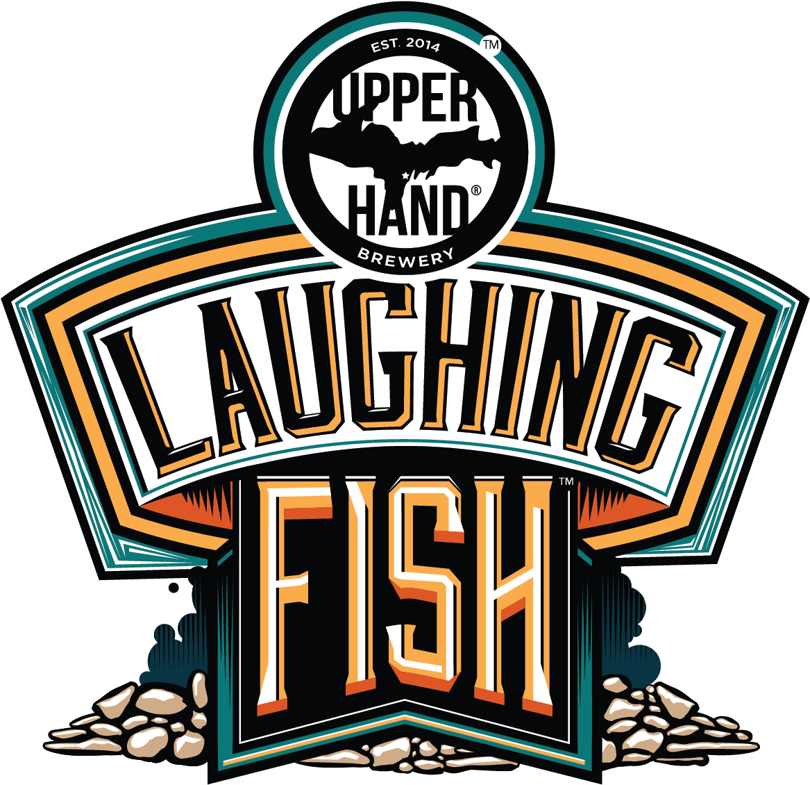 Laughing Fish Summer Ale - Upper Hand Laughing Fish (1200x1200), Png Download